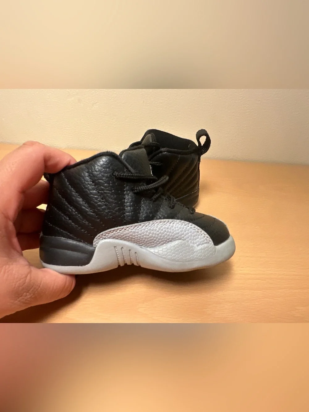 Air Jordan 12 Retro Barons Toddler Shoes Size 6C
